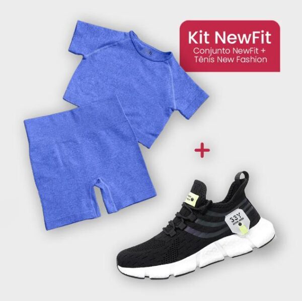 Kit New Fit - Conjunto Short Legging + Tênis New Fashion - Image 2