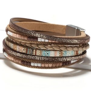 Pulseira de couro - Mada