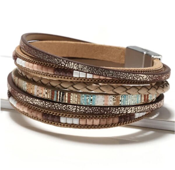 Pulseira de couro - Mada