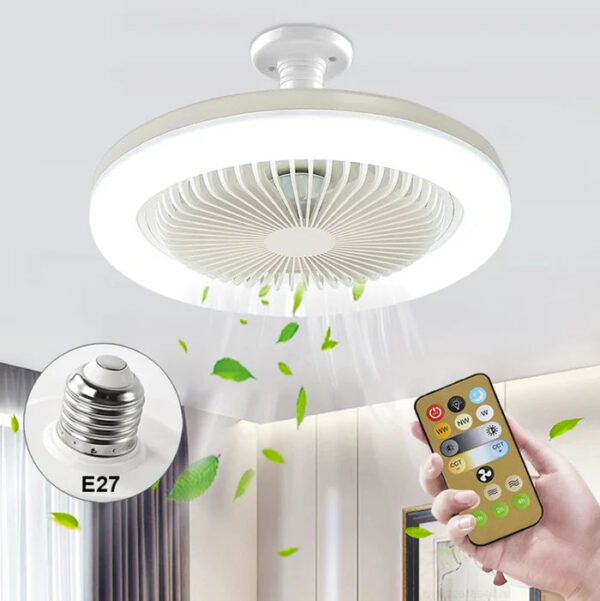 Luminária LED com Ventilador FanMaster Premium + Controle - WorldLucs™ - Image 3