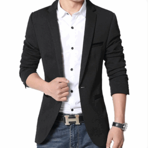 Blazer Masculino Casual de Terno Fino