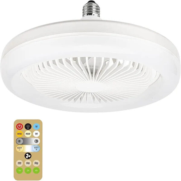 Luminária LED com Ventilador FanMaster Premium + Controle - WorldLucs™ - Image 5