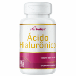 Ácido Hialurônico 60 cápsulas 500mg Herbalize