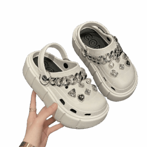 Sandália Crocs Plataforma com Acessórios