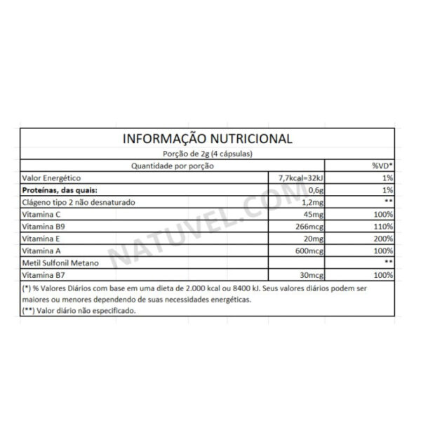 Colágeno Complex 60 cápsulas 500mg Equilíbrio - Image 2