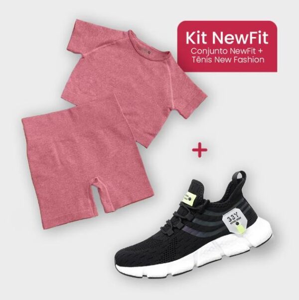 Kit New Fit - Conjunto Short Legging + Tênis New Fashion - Image 5