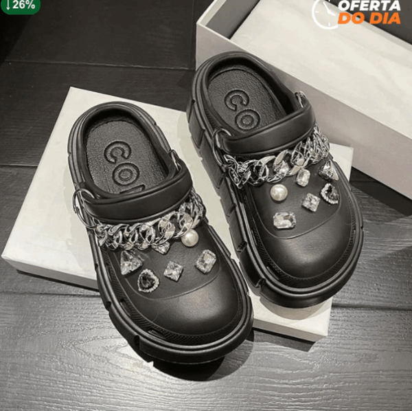 Sandália Crocs Plataforma com Acessórios - Image 7