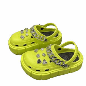 Sandália Crocs Plataforma com Acessórios