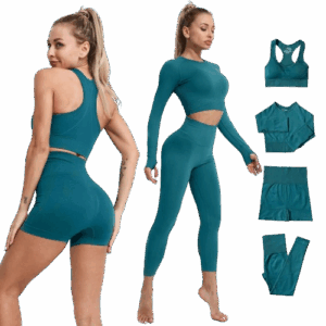 Conjunto Fitness Feminino - FlexiChic 4 em 1