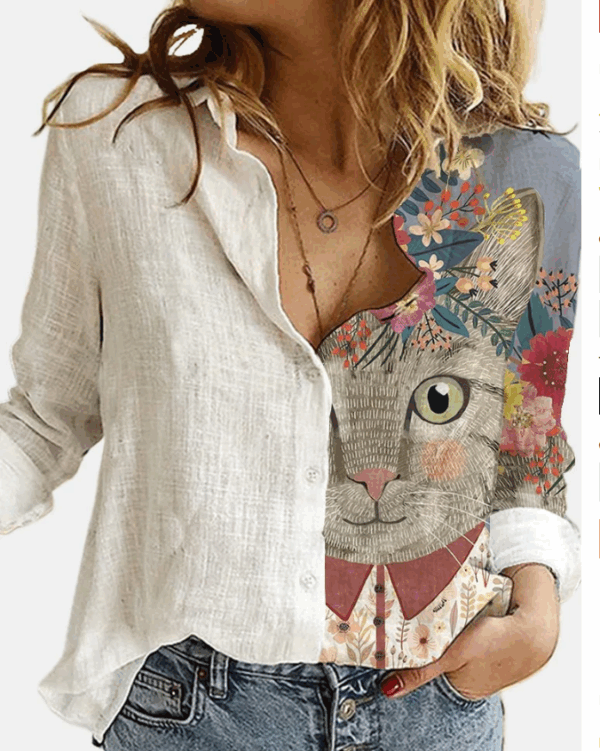 CAMISA ESTAMPADA GATINHOS - Image 7