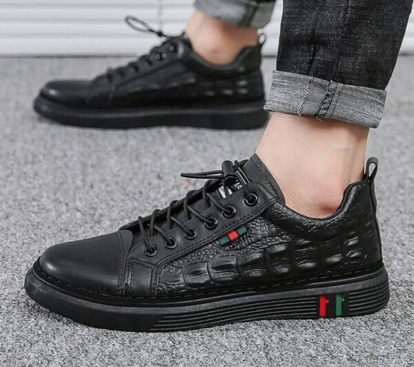 Sapatenis Alfa Crocodilo Preto - Image 2
