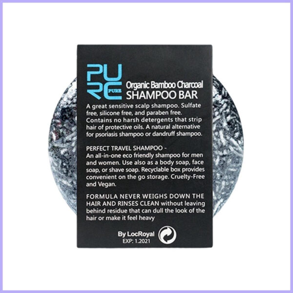Pure Bamboo Charcoal Shampoo Sabonete - Image 2